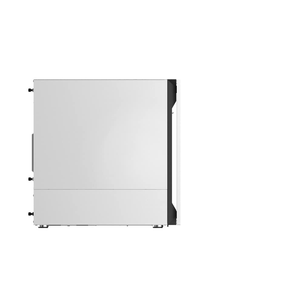 Cooler Master Silent PC Case White Model with Soundproof Steel Left Side Panel [Silencio S400 White Steel]