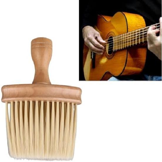 

Instrument Dusting Brush, Double Sided Wooden Cleaner Soft for Keyboards Pianos Synthesizers