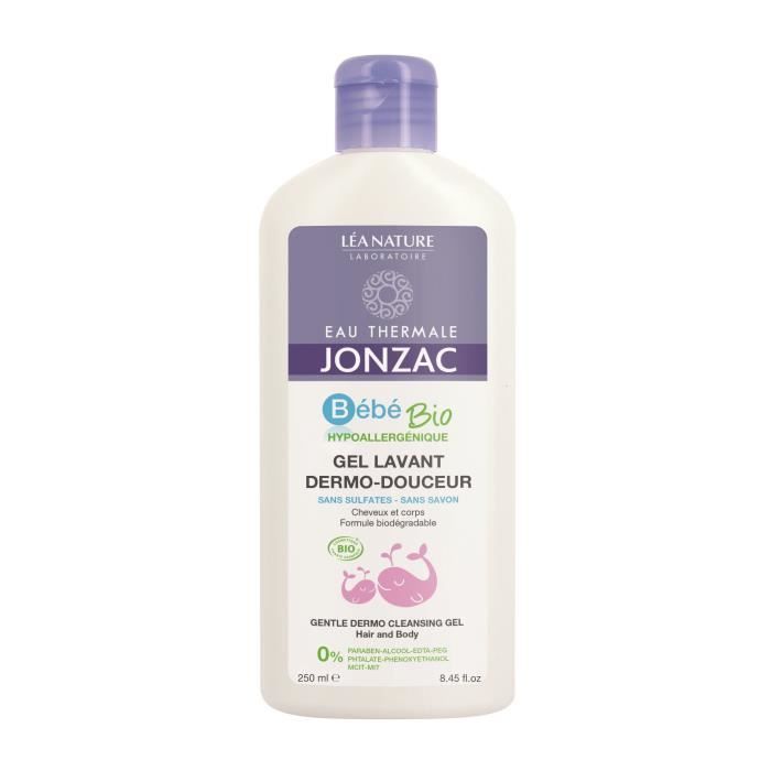 Jonzac Bébé Gel Lavant Dermo-Douceur Bio 250ml