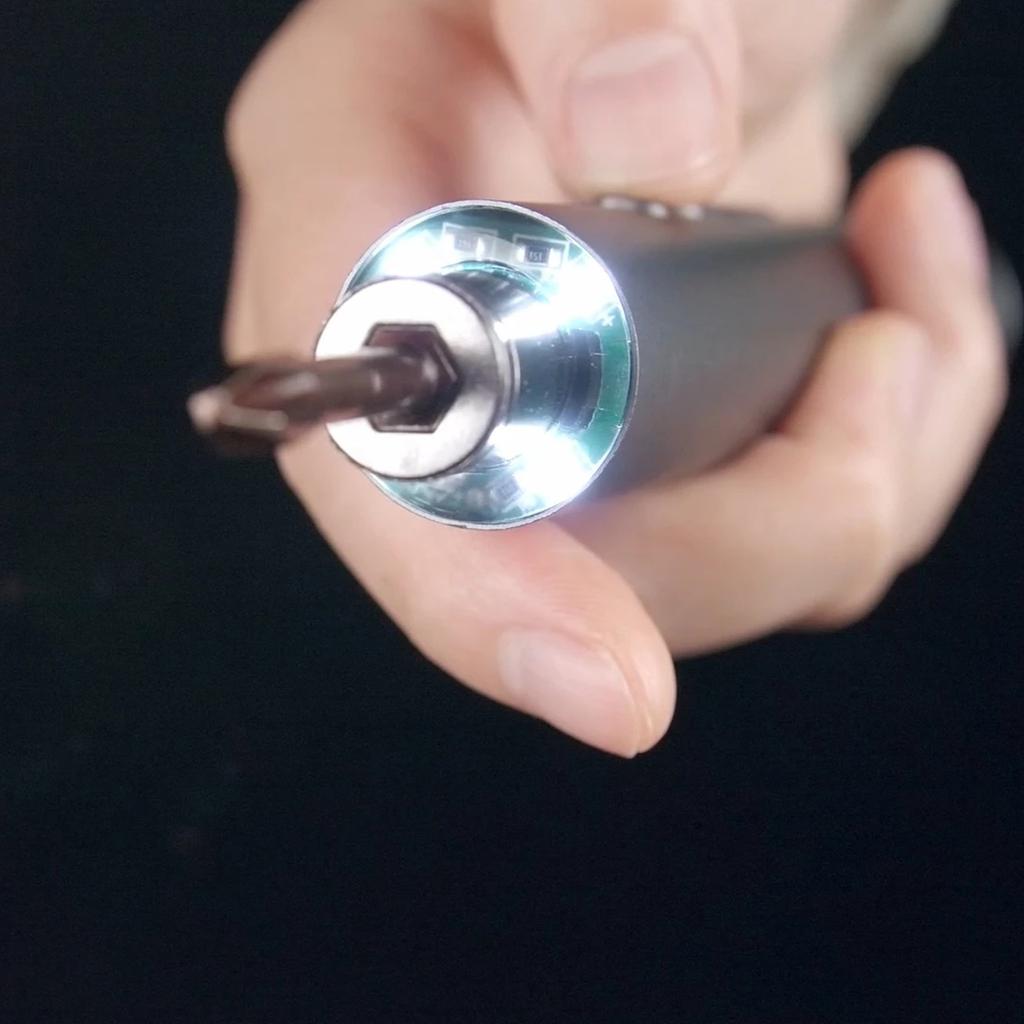 CS1902A Cordless Electric Screwdriver Kit 1.5Nm Mini Tools USB Charging 3.7V Electric Screwdriver Variable Speed