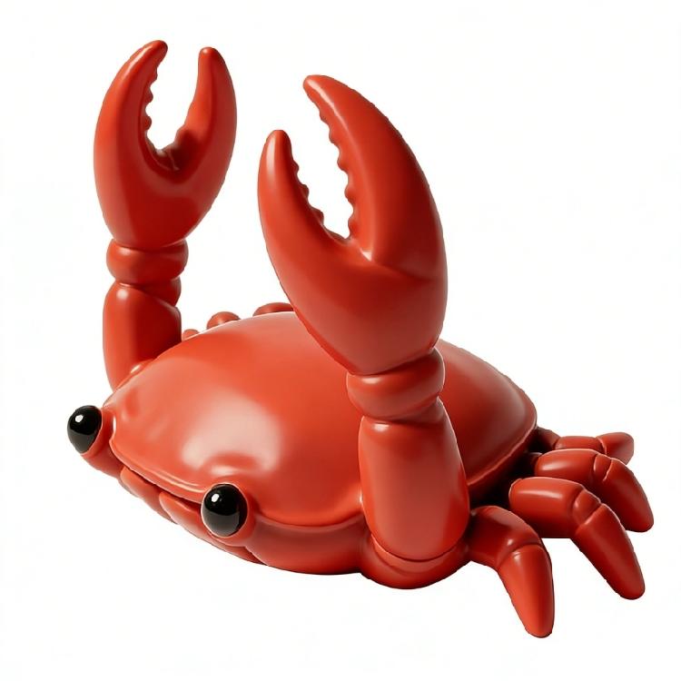 Crab Shape PVC Pen Rest Display Stand Eyeglasses Stand Desktop Pen Organiser Rack for Home Office Desk Decoration