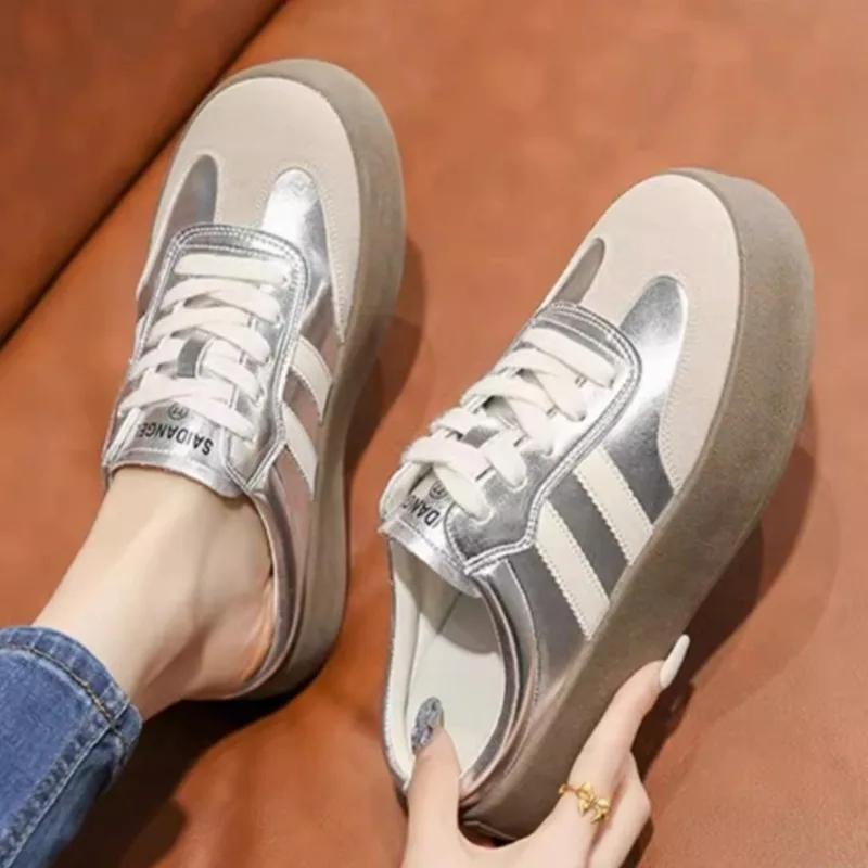 Shoes Female Closed Toe Women's Slippers Outdoor Casual Slippers Women Mixed Colors -tied Flat Platform Shoes Women