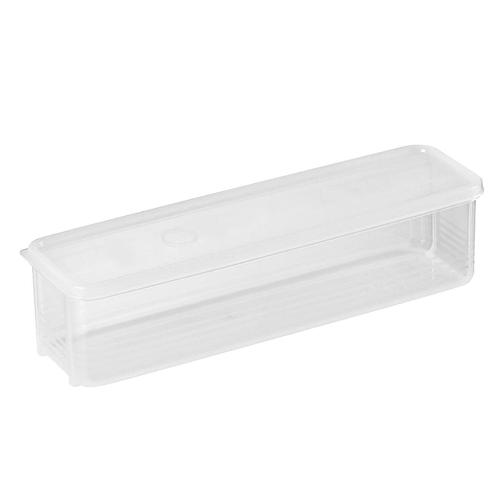 Spaghetti Container Pasta Noodle Organizer Box PP Clear Rectangle Leakage Proof Food Container for Fridge Kitchen