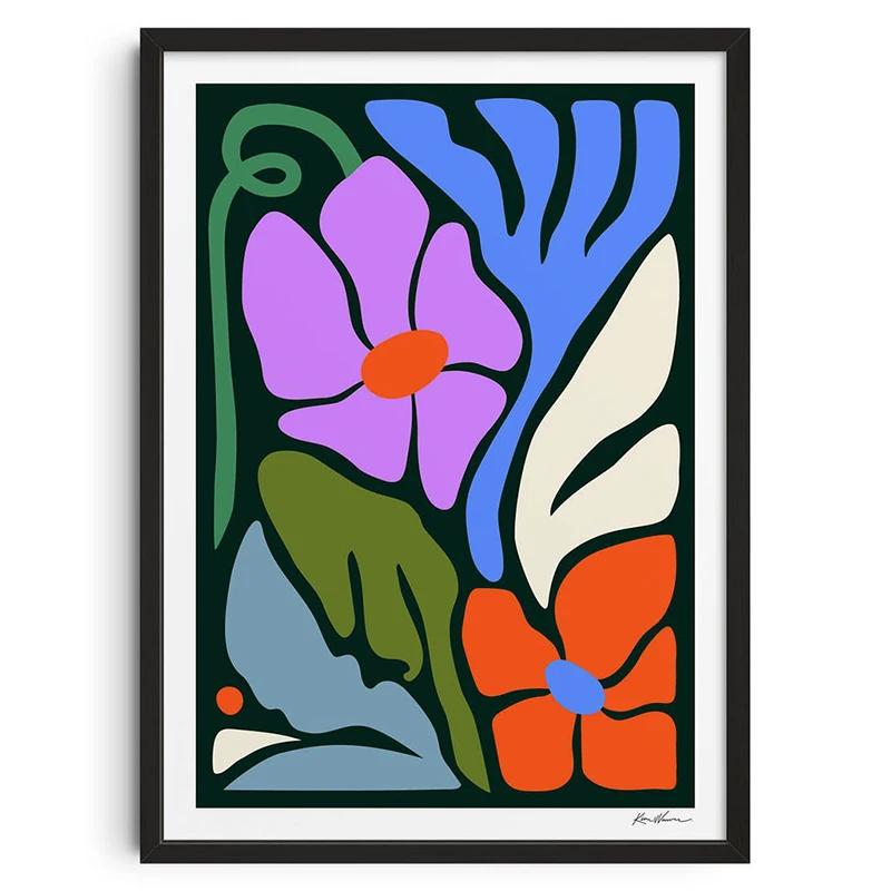Vintage Abstract Feed Your Mind Classic Posters Print Self Care Wall Art Canvas Painting for Living Room Bedroom Home Decor
