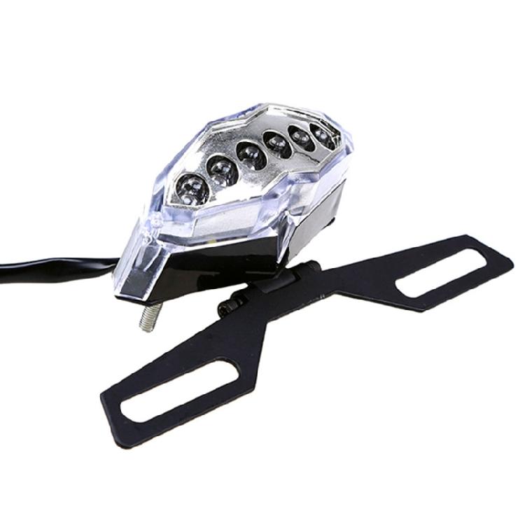 Motorcycle License Number Plate Frame Holder Carbon Steel Bracket