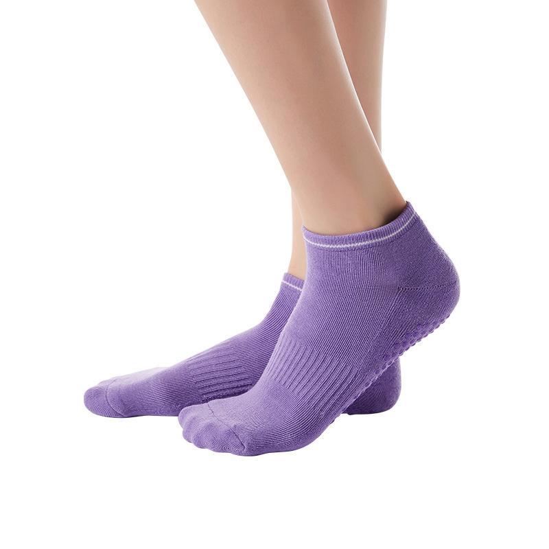 

Новый продукт женские носки для йоги с петлями профессиональные носки для пола цельные дропшиппинг лавандовый