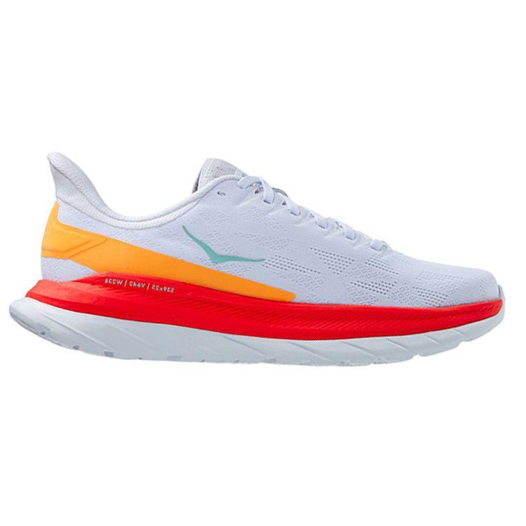 HOKA Mach 4 White Fiesta Men Sneakers 1113528-WFS