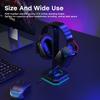 ZUOYA RGB Gaming Headset Stand with USB for Over-Ear Headphones