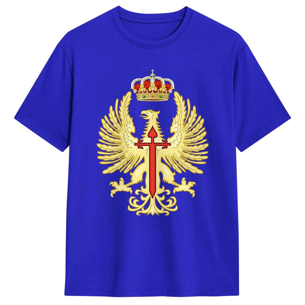 Spanish Army Emblem T Shirt Summer 100 Cotton T Shirts For Men Hipster Casual Tee Shirt Short Sleeve Y2K Casual Tops