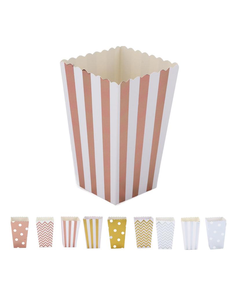 36KS Krabičky na popcorn Papírové Velkokapacitní Horní otevírání Lehké Přenosné Kelímky na popcorn