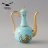 Yongfengyuan Madam Porcelain 10-Piece Chinese Liquor Set