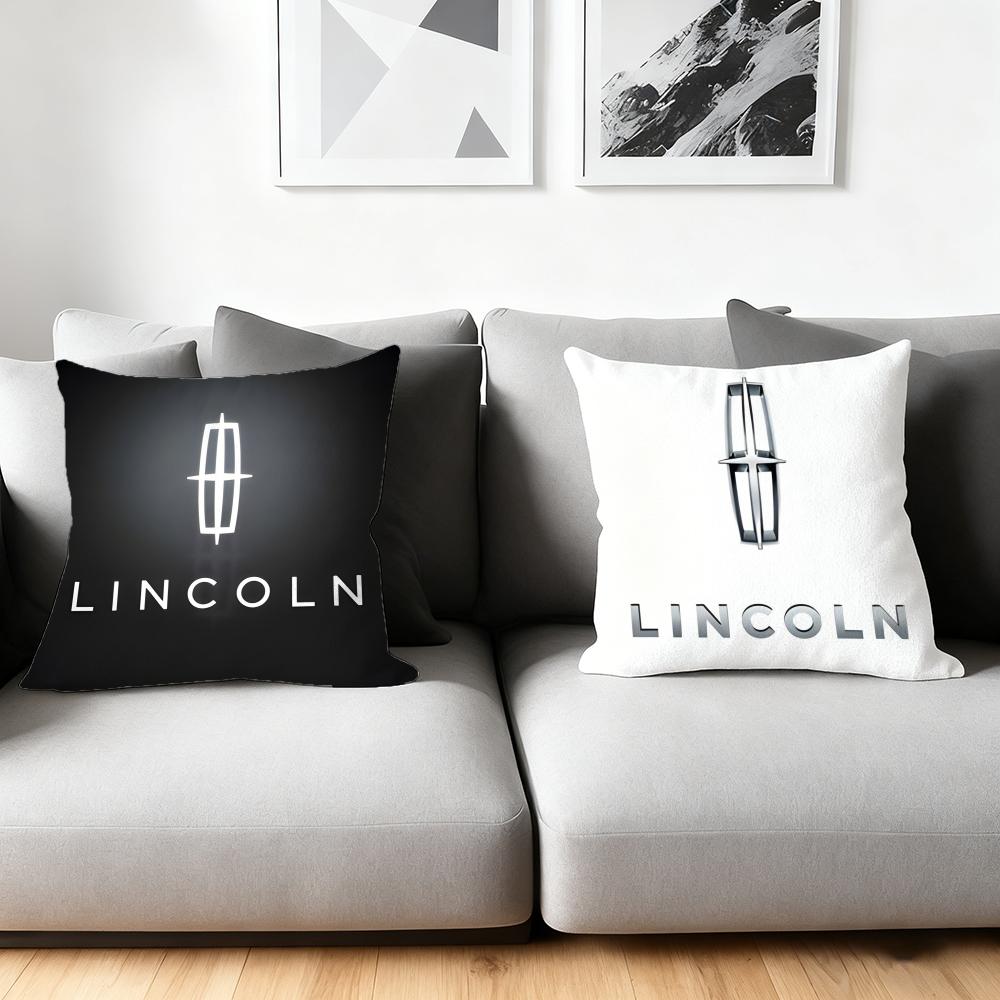 L-L-Lincoln-S Cushion Cover Silky Short Plush Home Sofa Cushion Cover - Invisible Zipper Home Decoration