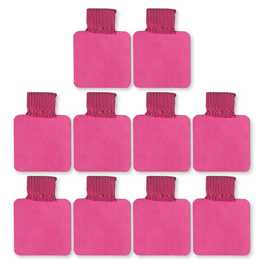 10er-Pack elastischer Stiftschlaufenhalter, selbstklebender PU-Leder-Clip, Bleistifthalter für Notizbücher, Zeitschriften, Planer