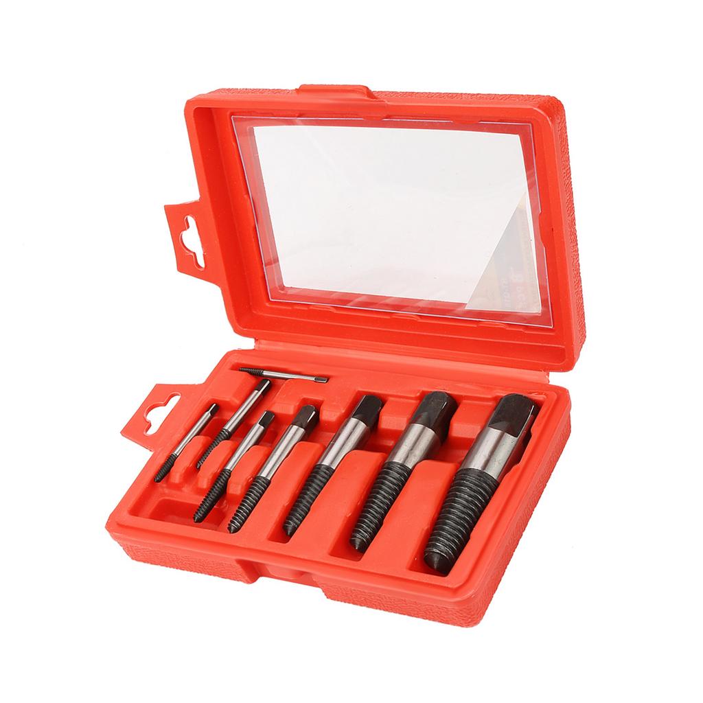 8Pcs Broken Screw Bolt Extractors Remover Damaged Screw Bolt Removing Tool