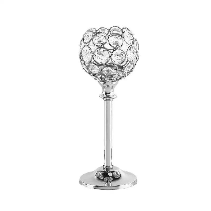 Creative Crystal Ball Candlestick Ornament - Party Wedding Candlelight Dinner Decorations