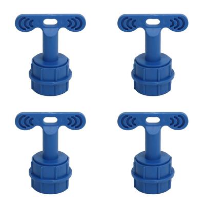 4pcs/set Car Battery Brush Easy To Use Battery Terminal Brush Portable Aluminium Alloy Versatile ABS T Shape for Cleaning