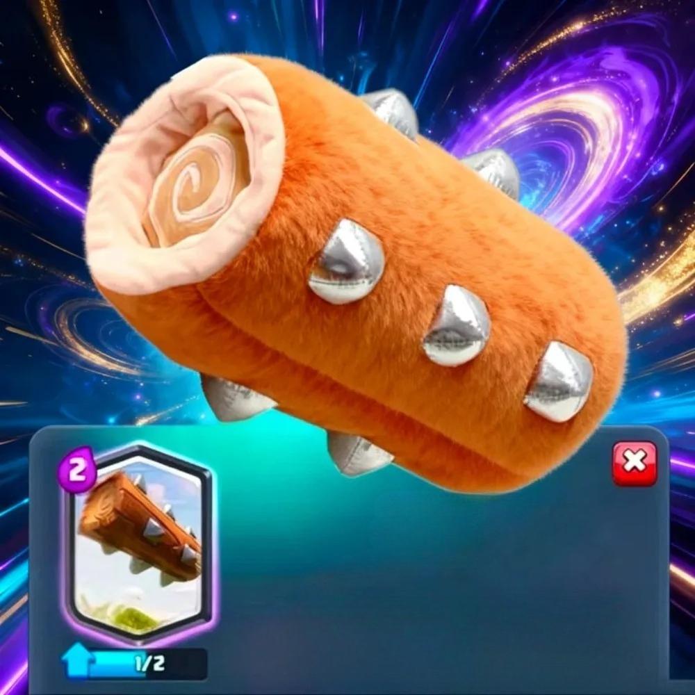 Nuovi Peluche 35cm Gioco Clashed Royale Tronco Rotolante Legno Bambole di Peluche Vendetta Guerra Royale Cartone Animato Baby Drago Morbido Ripieno Regalo