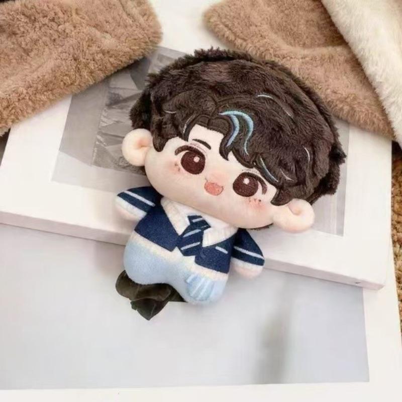 Yun Yi Cp Plüsch Chibi Baumwollpuppe Mit Schuluniform Outfits Schlüsselanhänger Anhänger Anime Stil Paar Plüschtiere Fans Sammlerstück Geschenk 10cm