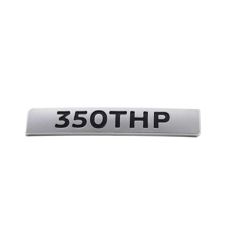 

3D Premium 350THP 350 THP car Fender trunk Rear Decal Emblem Badge Sticker chrome-black