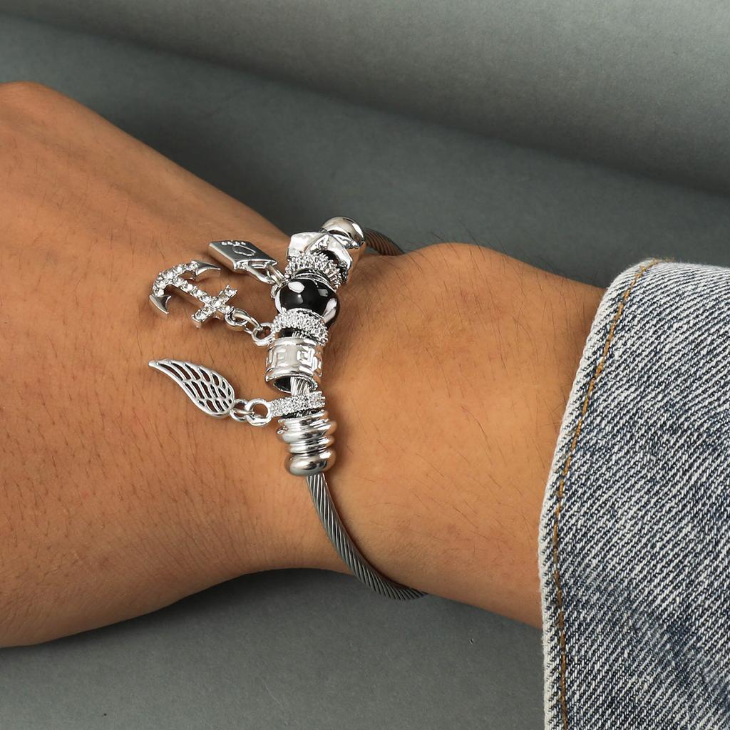Cross border fashion creative multi-element fruit pineapple adjustable bracelet alloy bracelet accessories