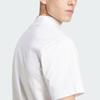 Adidas Originals Graphic Retro Sports Knit Polo T-Shirt Men Tops White JC8367
