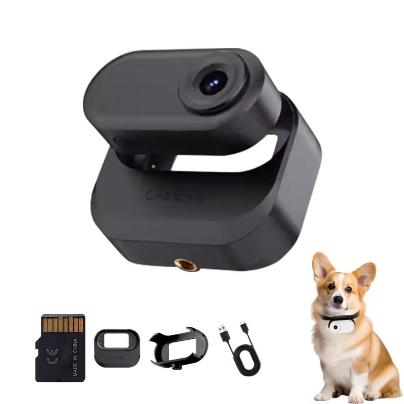 

Wearable Mini Body Camera 1080P Portable Adjustable Magnetic Charging Box Long Standby Time Fit for Cycling Pet Bloggers чорний