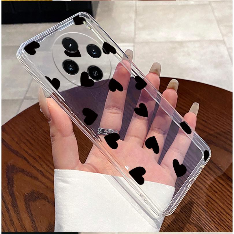 Case For Vivo X100 Transparent TPU Soft Cover For Vivo X100 Pro/X100s Pro Cute Little Panda Pattern Shockproof Couple Shell