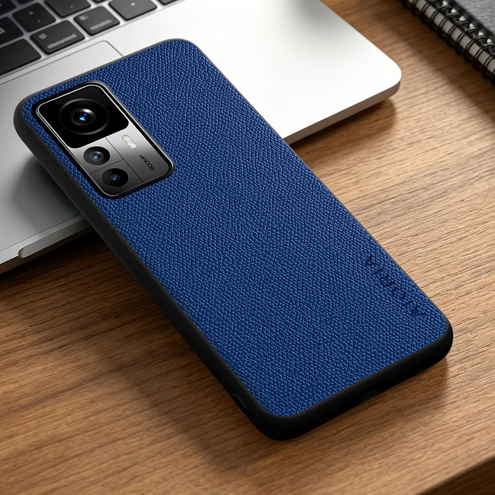 Phone Case: for Xiaomi 12 12T Pro Ultra Lite 12X Case Simple Elegant Durable Synthetic Leather Stylish Phone Case