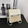 Women's Straw PU Backpack  Versatile Simple Crossbody Bags  Large Capacity  High Quality  New Summer Fashion