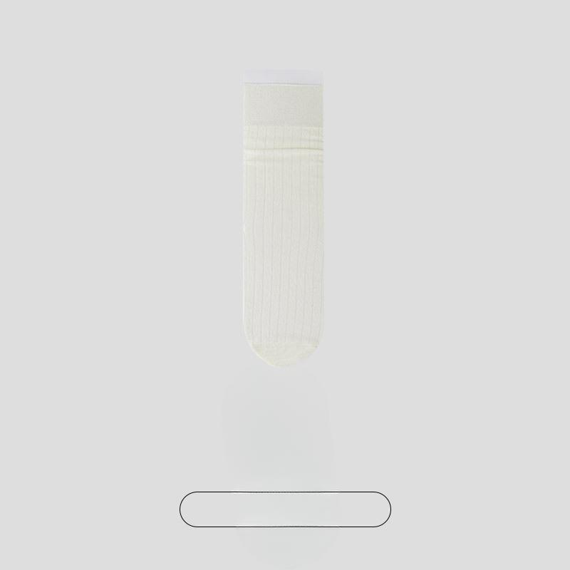 Female Summer Thin Mesh Breathable Sweat Absorbing Deodorant In The Tube Pile Pile Cotton Socks