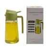 Large Capacity Automatic Opening and Closing Oil Pot: New Style Spray Glass Oil Bottle, Reversible Dual-Purpose Integrated Sprayer