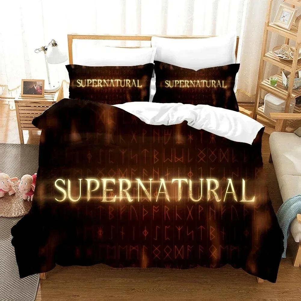 Populaire Tv Show Supernatural Beddengoed Set Beddengoed Set Met Kussensloop Dekbedovertrek Zacht Queen King Size Beddengoed Huis