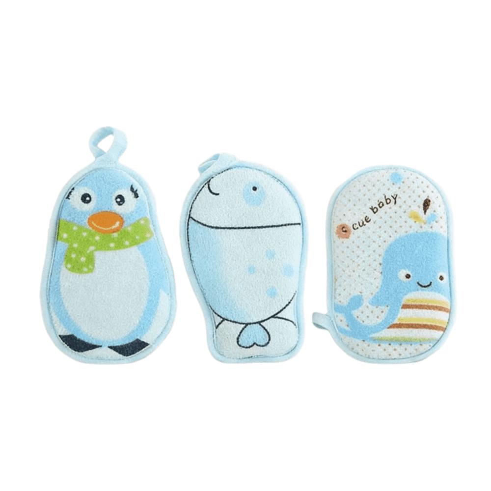 Hanging Design Baby Bath Sponge Soft Infant Wash Ball Infant Bath Cleaning Brush  Infant Bathing