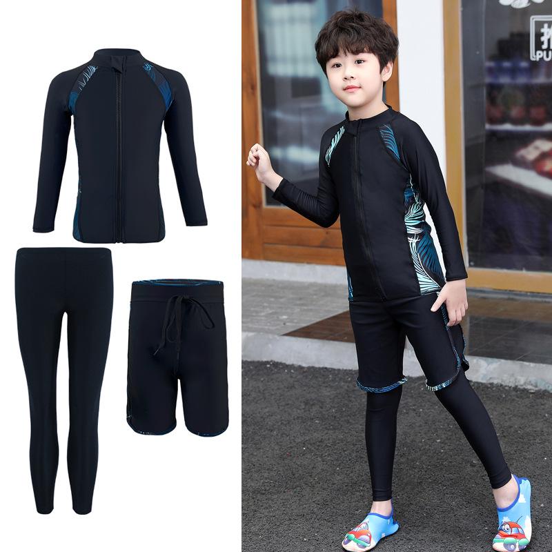 Kids  Quick-Dry Sun Protection Wetsuit - Split Long Sleeve and Pants, Breathable Swimwear for Boys and Girls. 3XL