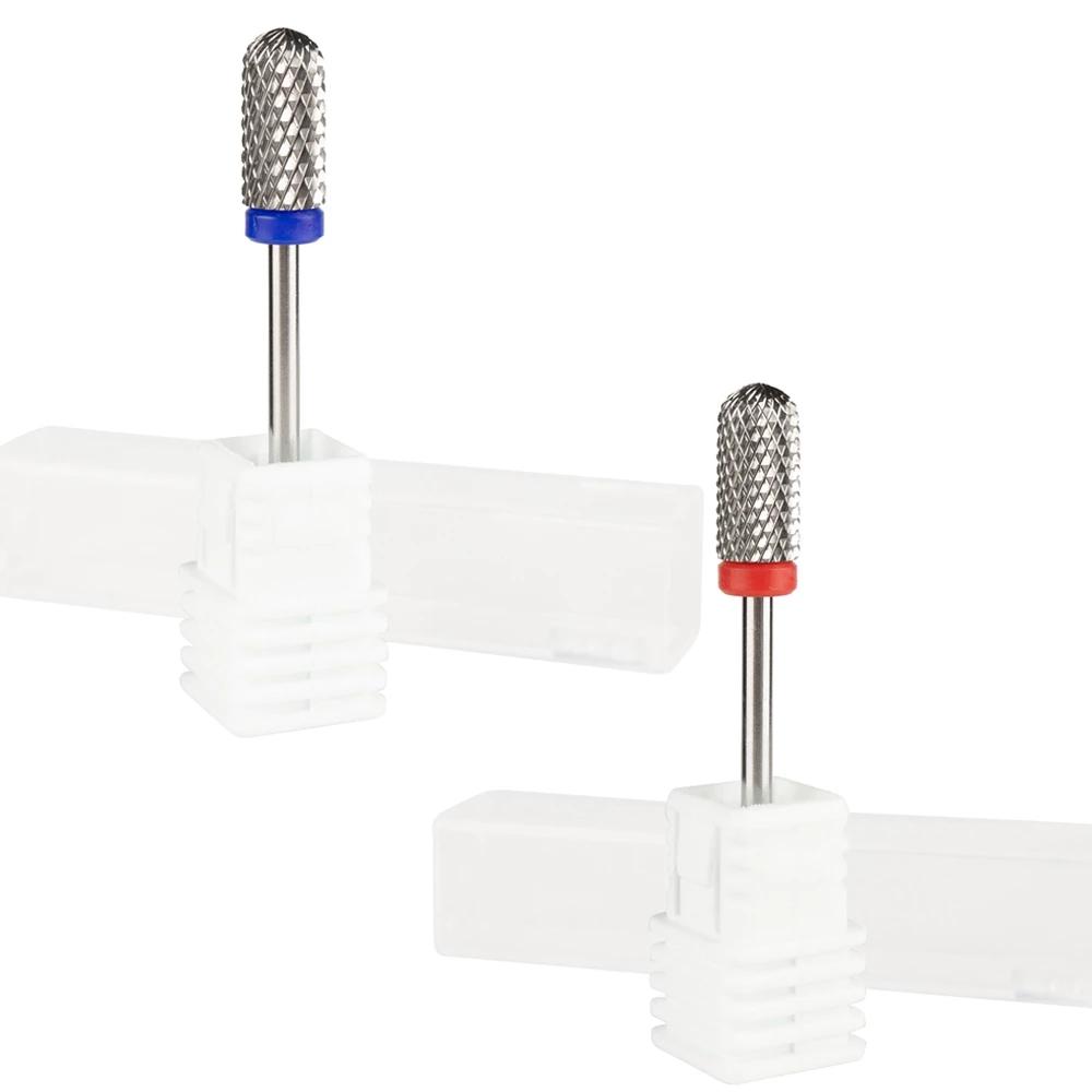 20ks wolframový vrták na nehty Manikúrní vrták pro strojní odstranění gelu na lak Frézka Frézka Frézka na nehty Příslušenství na pilníky na nehty Buffer