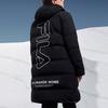 FILA Down Jackets Men's Jet Black Hooded Moderate F51M349921A-BK-