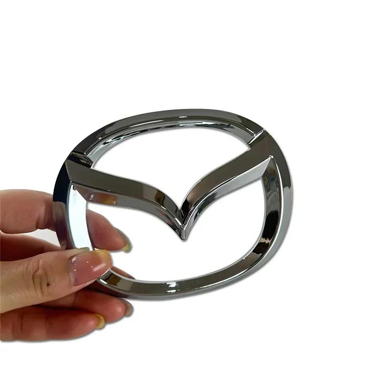 Plastic Car Front Trunk Emblem Rear Tail Refitting Decoration for Mazda 3 6 CX-4 CX-5 Steering Wheel Badge 3D Replaced Sticker