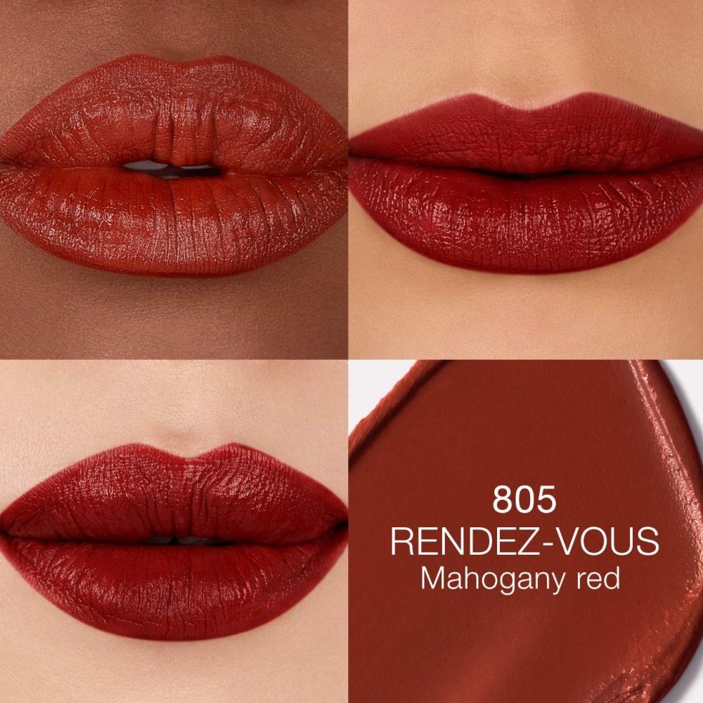 Nars Explicit Refillable Satin Lipstick 0.13 Oz   3.8 G Rendez Vous   805 mahoGany Red