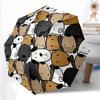 1pc Dogs, Pattern Automatic Open/Close Umbrella, Umbrella with Cartoon Design, Portable Compact Umbrella for Men & Women, Good Holiday Gift