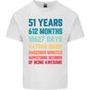 51st Birthday 51 Year Old Unisexs Light Cotton TShirt
