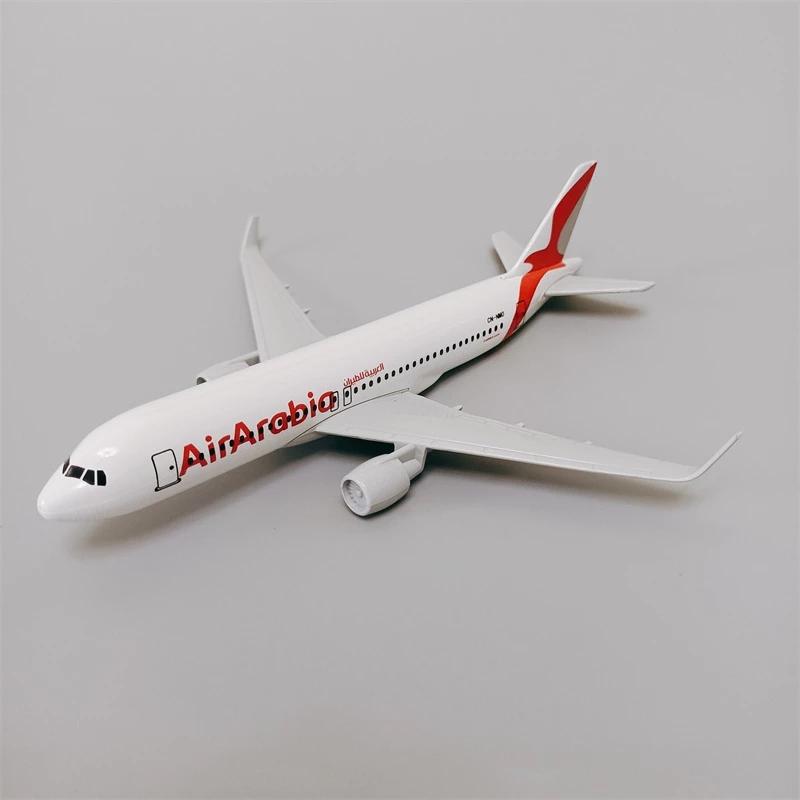 For 1/400 16CM Arabian Airlines A320 Aircraft Model Die-cast Aircraft for Space Enthusiasts Suitable for Collection and Decorati