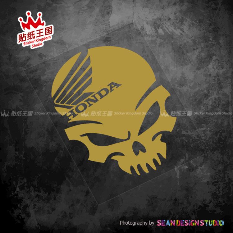 For Honda Skull CBR1000 600RR CB1000 CB650F NT1100 XL750 XADV750 Africa Twin motorcycle Decals Waterproof Stickers 25 NE1