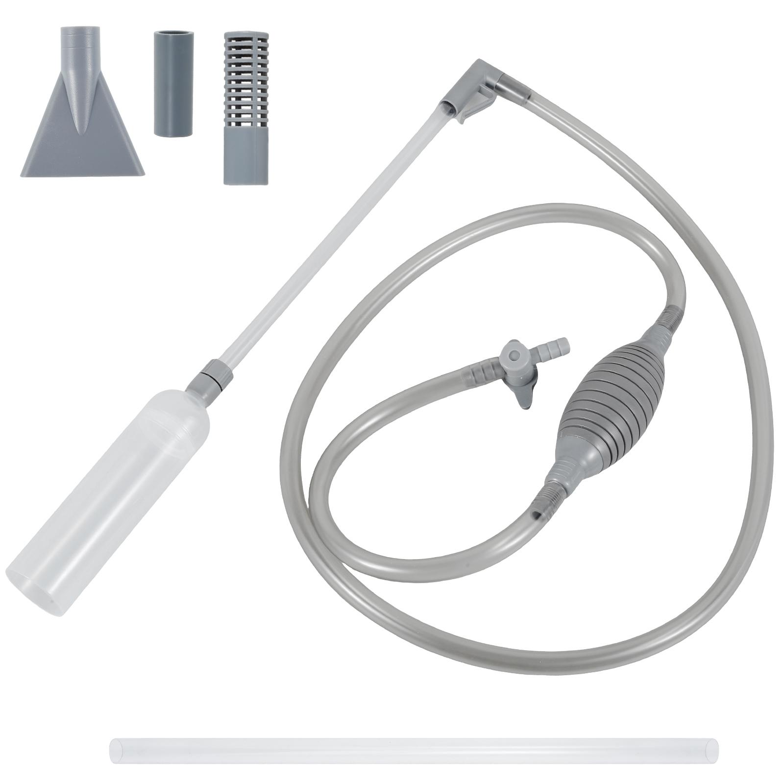 

Пылесос для гидромассажной ванны 10 футов Пылесос для бассейна Ручной пылесос для спа с сильным всасыванием Очиститель для аквариума 3M серый