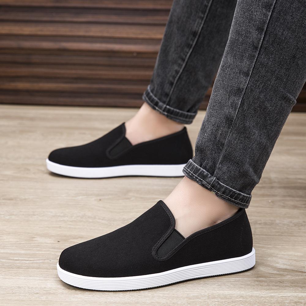 Summer Men's Shoes Are Breathable and Do Not Stink. Men's Old Beijing Cloth Shoes Fly-woven Soft-soled Casual Cloth Shoes