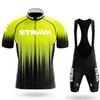 Herren Damen Radsport Trikot Set Kurzarm Schnelltrocknend Fahrradbekleidung Rennrad Mountainbike Outdoor Sport