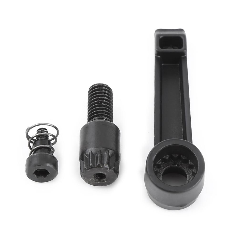 Black Locking Clamping Lever Adjustable Handle External Male Thread (M8*30)