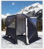 Large Pentagonal Ice Fishing Tent with TPU Window for Winter Camping - Thickened for Warmth and Cold Protection