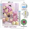 5D Diy Diamant Malerei rosa Rosen Kreuzstich voller Diamant Stickerei Mosaik