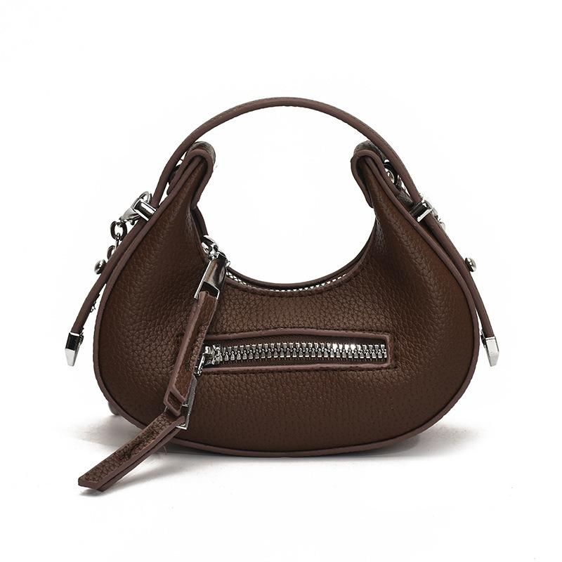 Textured portable small square bag women's trend fashion shoulder bag niche simple versatile women's bag trend