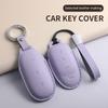 Pu Leather Car Key Case Cover For Lixiang L9 L8 L7 L6 Anti-Scratch Car Smart Remote Key Shell Protecter Decorative Accessories